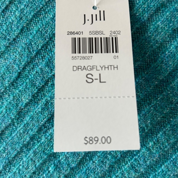 J JILL PONCHO NWT - DRAGONFLY - Picture 2 of 3